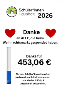 Danke für 453 € - damit hatten wir nicht gerechnet.